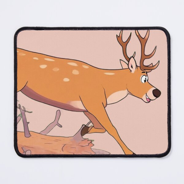 Item preview, Leaping Deer in Forest Illustration designed and sold by BLUESKY11a.