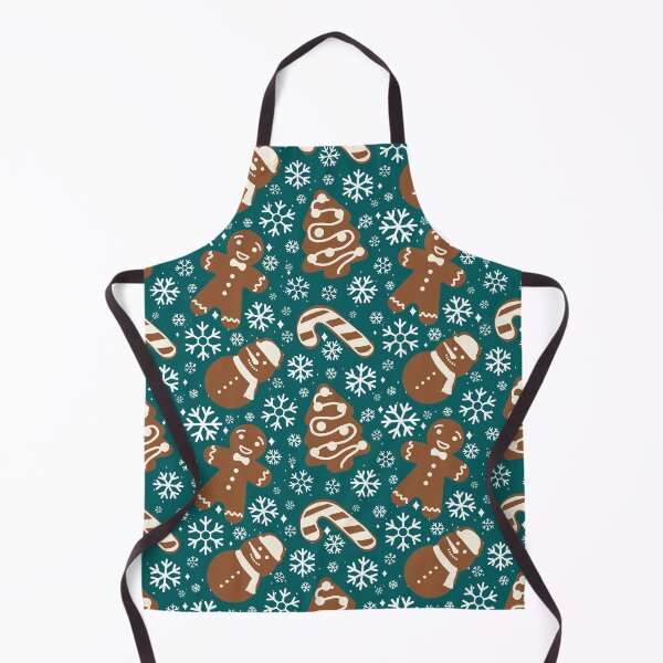 Item preview, Cute Christmas Gingerbread Cookies in Pine Green designed and sold by YesterdayColl.