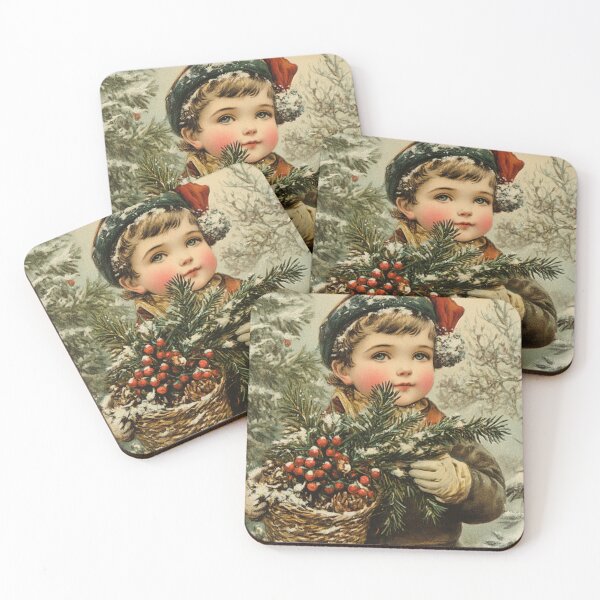 Item preview, Vintage Victorian Christmas card designed and sold by MendaciousMina.