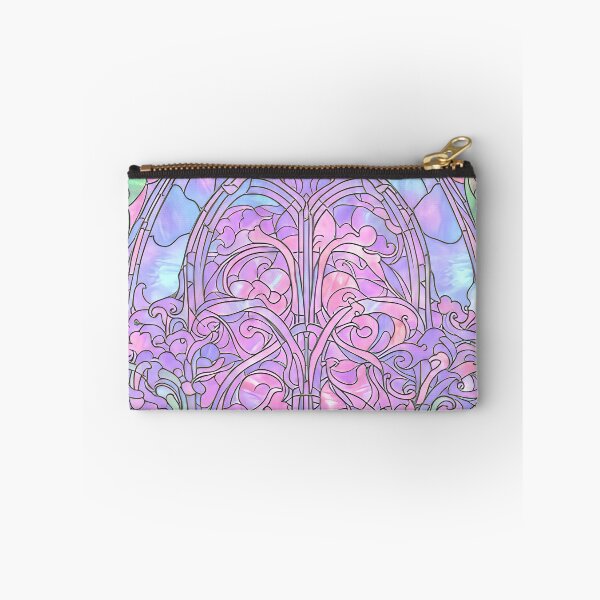 Item preview, Stained Glass Art in Pink, Blue and Green designed and sold by LaRoach Digital Arts.
