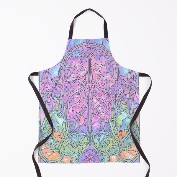 Item preview, Stained Glass Art in Pink, Blue and Green designed and sold by LaRoach Digital Arts.
