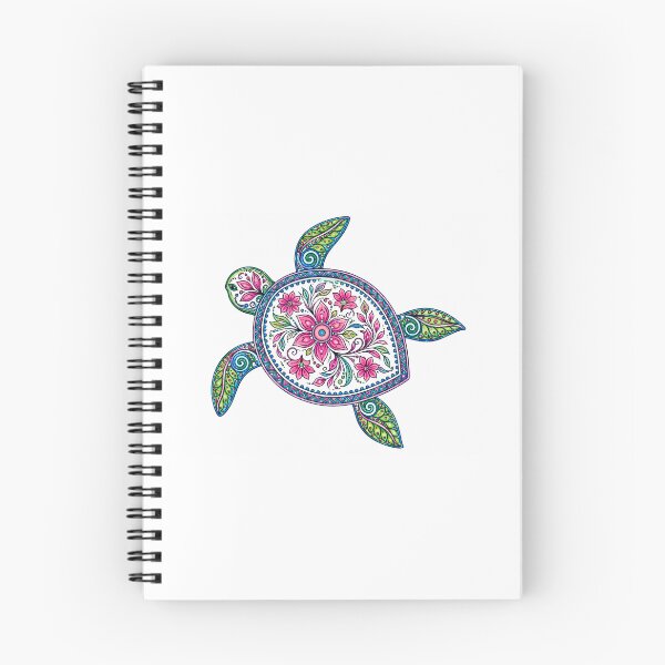 Item preview, Colorful Floral Mandala Sea Turtle  designed and sold by PeanutGalSean.