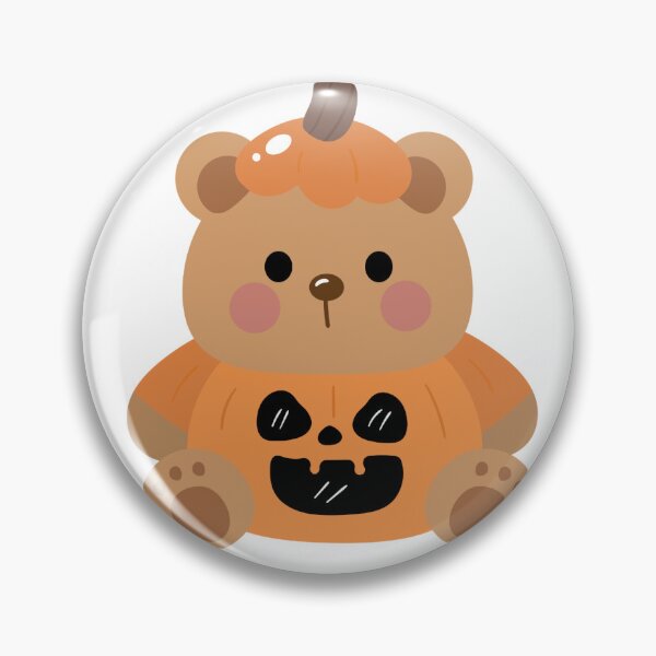 Item preview, Teddy bear with pumpkin  designed and sold by Rosegirlgirl.
