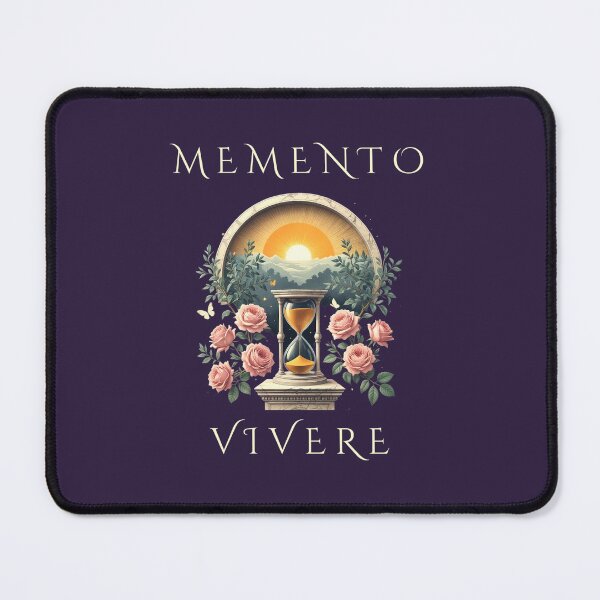 Item preview, Memento Vivere – Remember to Live Latin Quote, Philosophical Life Design designed and sold by semenol.