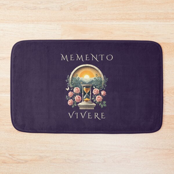 Item preview, Memento Vivere – Remember to Live Latin Quote, Philosophical Life Design designed and sold by semenol.