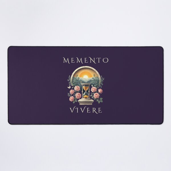 Item preview, Memento Vivere – Remember to Live Latin Quote, Philosophical Life Design designed and sold by semenol.