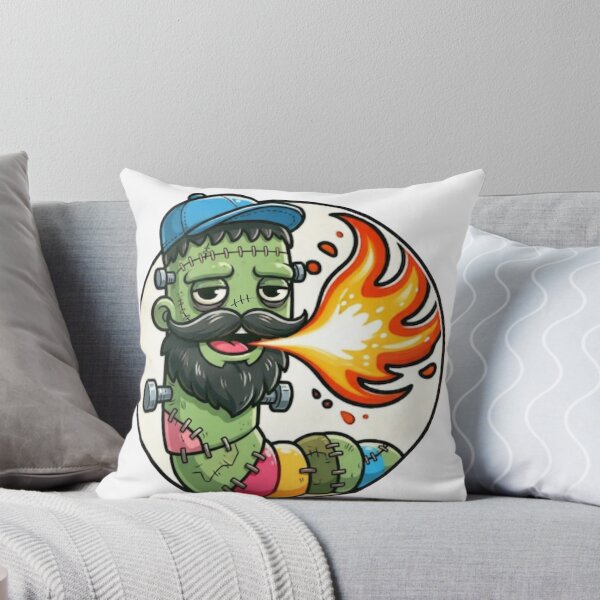 Item preview, Frankenstein Bearded Fireworm Halloween designed and sold by BeardedFireworm.