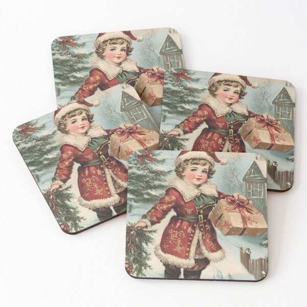 Item preview, Vintage Victorian Christmas card designed and sold by MendaciousMina.