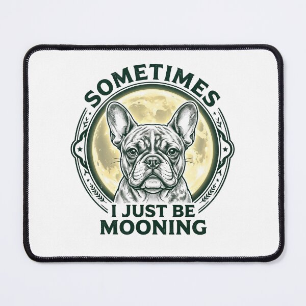 Item preview, Vintage French Bulldog Mooning Celestial Dog Art designed and sold by MS Pod Studio.