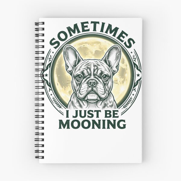 Item preview, Vintage French Bulldog Mooning Celestial Dog Art designed and sold by MS Pod Studio.