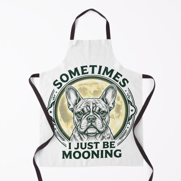 Item preview, Vintage French Bulldog Mooning Celestial Dog Art designed and sold by MS Pod Studio.