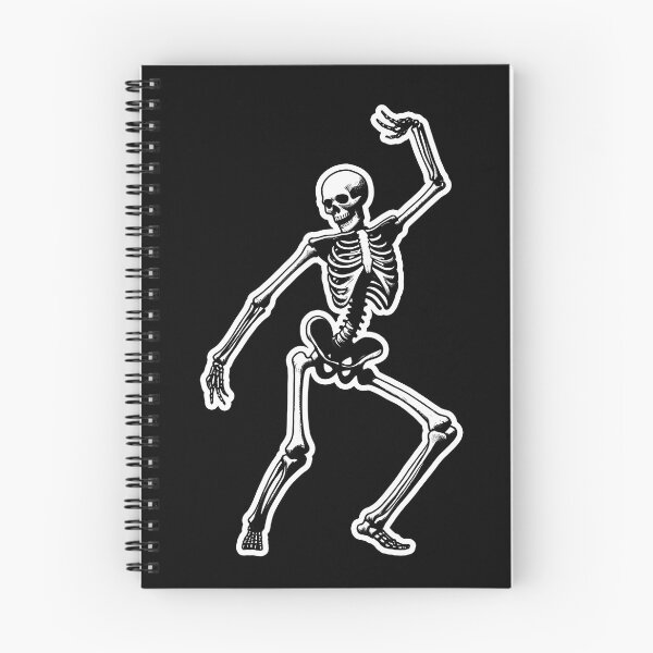 Item preview, Funny Skeleton Dancing To The Floor - Gothic designed and sold by Lady-K-.
