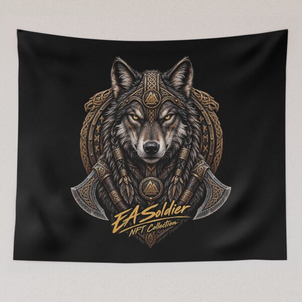 Item preview, Viking Wolf designed and sold by EASNFTCOL.