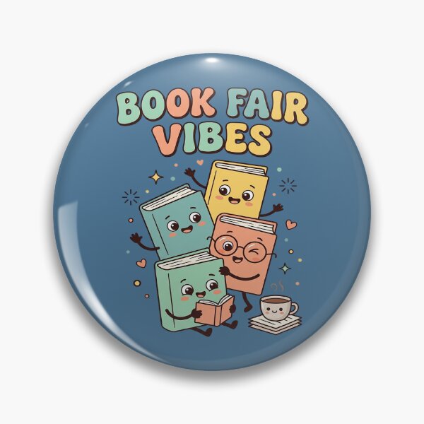 Item preview, Book Fair Vibes – Cute Bookish Friends. designed and sold by Endless7Art.