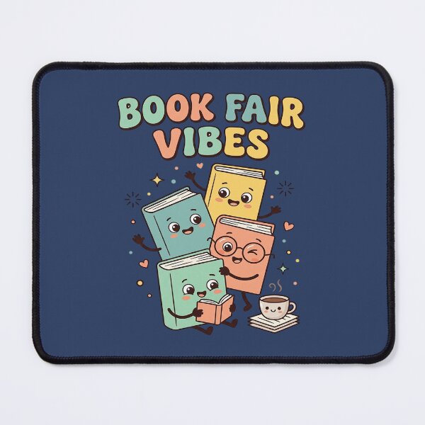 Item preview, Book Fair Vibes – Cute Bookish Friends. designed and sold by Endless7Art.