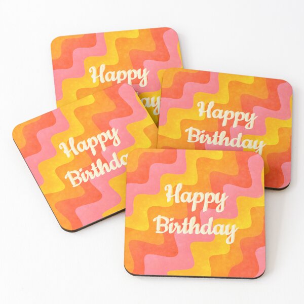 Item preview, Happy birthday retro 2 designed and sold by Ana Gorozpe.