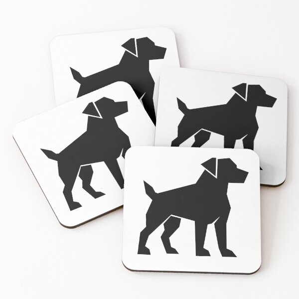 Item preview, Geometric Strong Dog Silhouette designed and sold by matybrak.