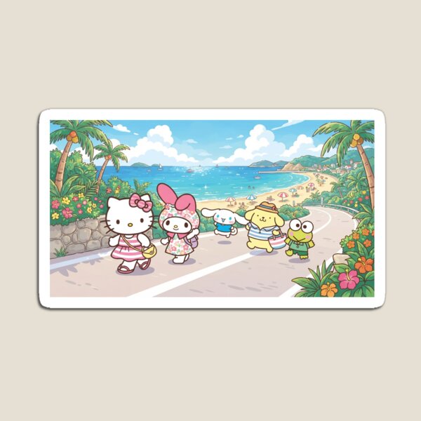 Item preview, Hello Kitty and Friends Are Going to Beach designed and sold by myfavoritegifts.
