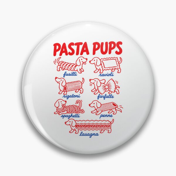 Item preview, Pasta Pups Pasta Perfetta Pasta Pesto Spagetti Lasanga Italian Food Dog Humor designed and sold by gunaone-design.