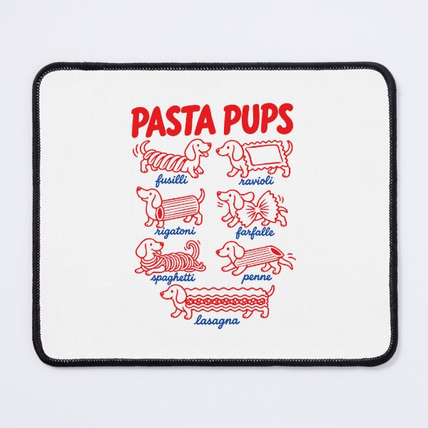 Item preview, Pasta Pups Pasta Perfetta Pasta Pesto Spagetti Lasanga Italian Food Dog Humor designed and sold by gunaone-design.