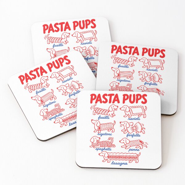 Item preview, Pasta Pups Pasta Perfetta Pasta Pesto Spagetti Lasanga Italian Food Dog Humor designed and sold by gunaone-design.