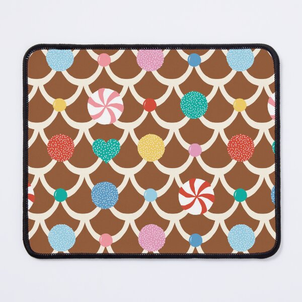 Item preview, Gingerbread House Roof in Brown and Pastel designed and sold by YesterdayColl.