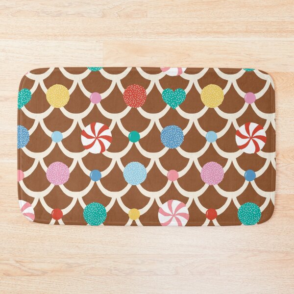 Item preview, Gingerbread House Roof in Brown and Pastel designed and sold by YesterdayColl.