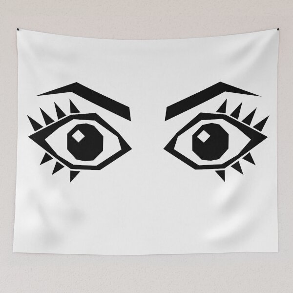 Item preview, Watching Eyes Geometric Black and White Art designed and sold by matybrak.