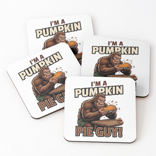 Item preview, Bigfoot Pumpkin Pie Guy - Funny Halloween Sasquatch Design designed and sold by Spank My Yeti.