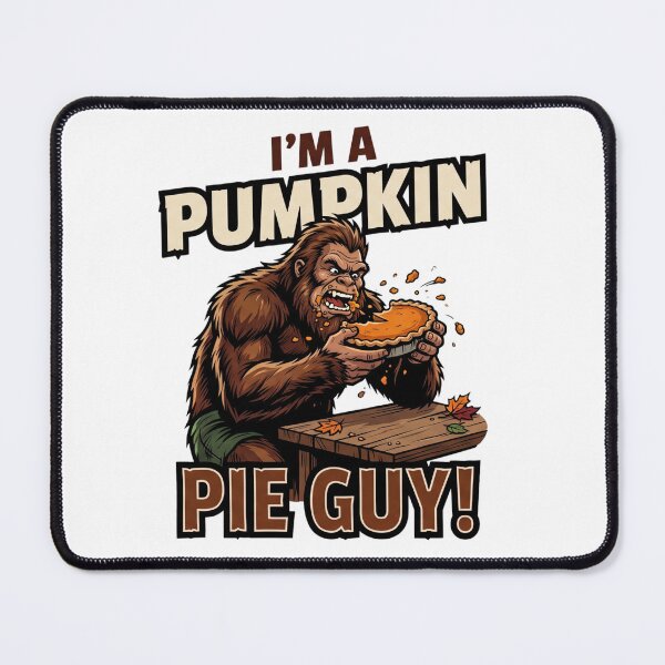 Item preview, Bigfoot Pumpkin Pie Guy - Funny Halloween Sasquatch Design designed and sold by Spank My Yeti.