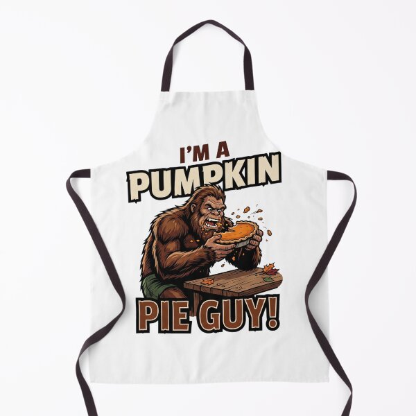 Item preview, Bigfoot Pumpkin Pie Guy - Funny Halloween Sasquatch Design designed and sold by Spank My Yeti.