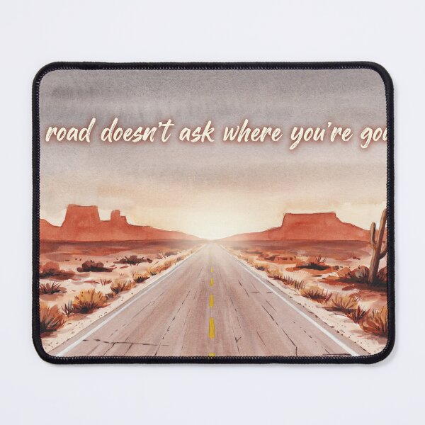 Item preview, Vintage Watercolor Desert Highway Travel Quote Art Vector designed and sold by Shutter-Dragon.
