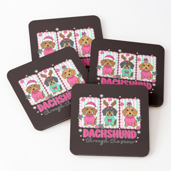 Item preview, Dachshund Through The Snow Christmas Wiener Dog Lovers designed and sold by JolinChinn.