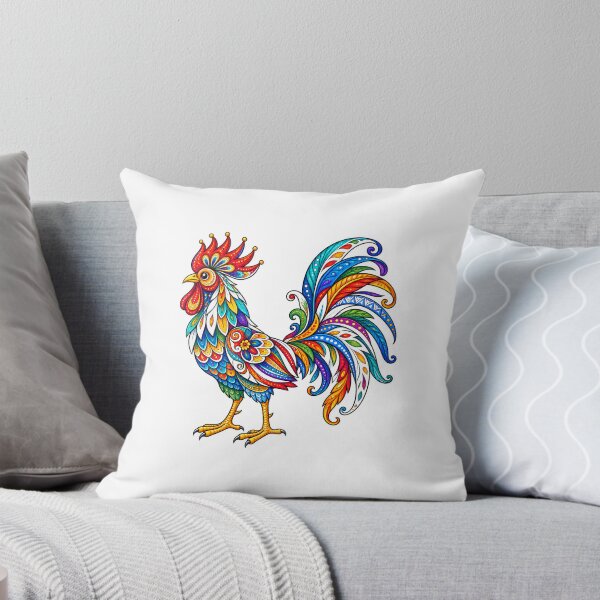 Item preview, Colorful Bohemian Rooster Art  designed and sold by PeanutGalSean.