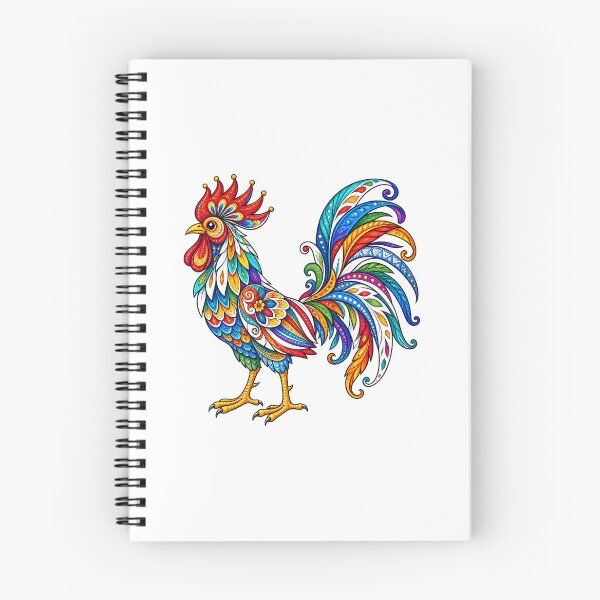 Item preview, Colorful Bohemian Rooster Art  designed and sold by PeanutGalSean.
