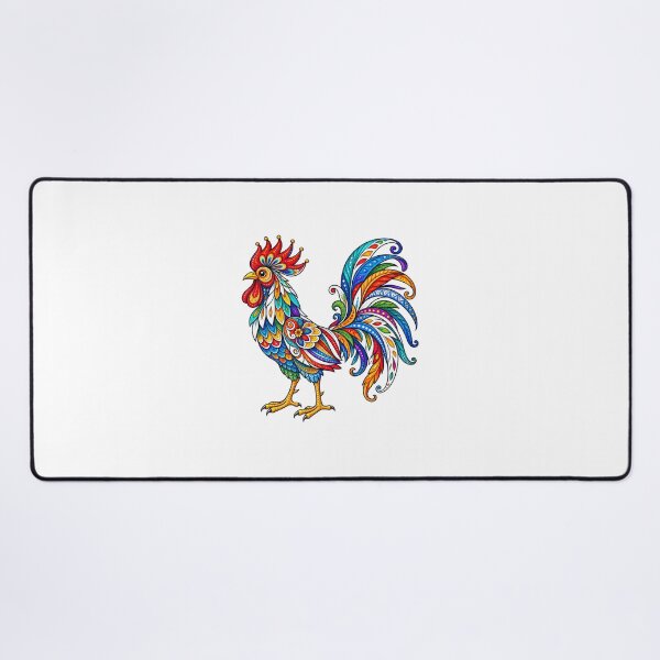 Item preview, Colorful Bohemian Rooster Art  designed and sold by PeanutGalSean.