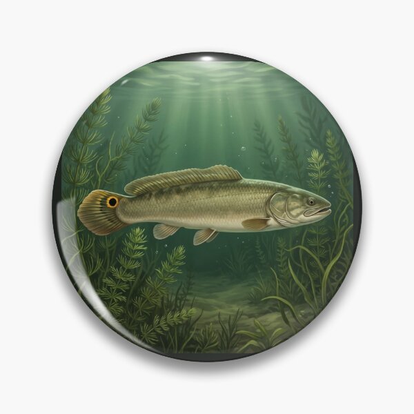 Item preview, Bowfin Illustration – Freshwater Legends Fishing Art designed and sold by Northbound Trail.