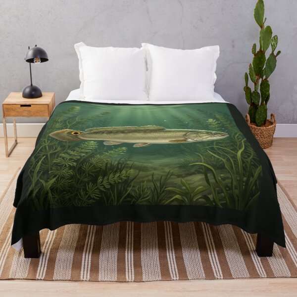 Item preview, Bowfin Illustration – Freshwater Legends Fishing Art designed and sold by Northbound Trail.