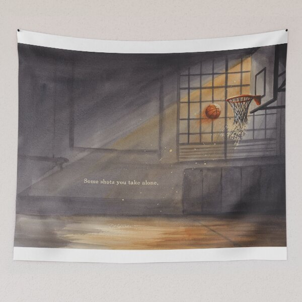 Item preview, Vintage Watercolor Basketball Hoop Motivational Quote Art Vector designed and sold by Shutter-Dragon.