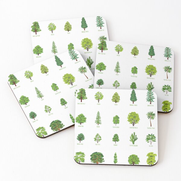 Item preview, Identification Guide Forest Trees Species Educational Tree designed and sold by VISIONSTURME.