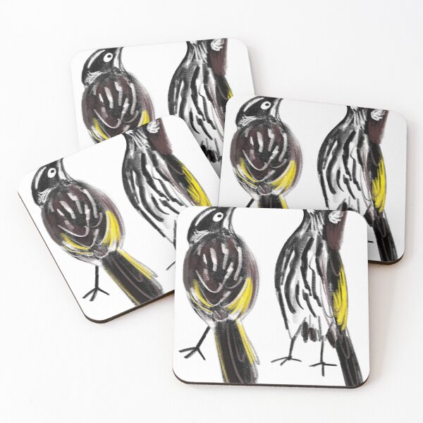Item preview, New Holland Honeyeater Bird Sketch designed and sold by Drsadle39l.