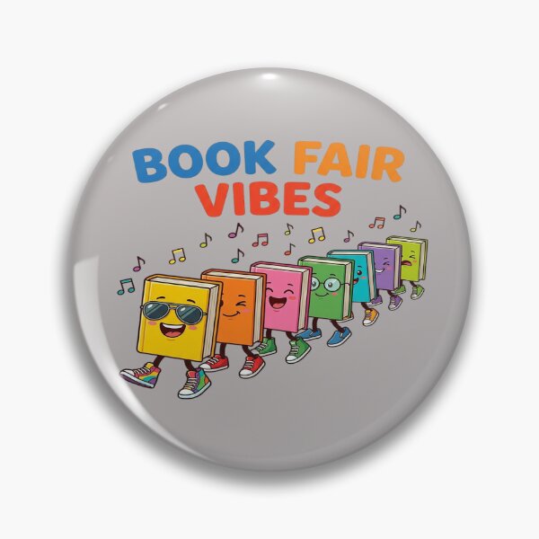 Item preview, Book Fair Vibes, Happy Singing Books. designed and sold by Endless7Art.