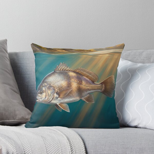 Item preview, Freshwater Drum Illustration – Freshwater Legends Fishing Art designed and sold by Northbound Trail.