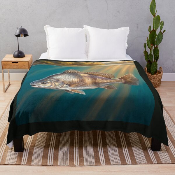 Item preview, Freshwater Drum Illustration – Freshwater Legends Fishing Art designed and sold by Northbound Trail.
