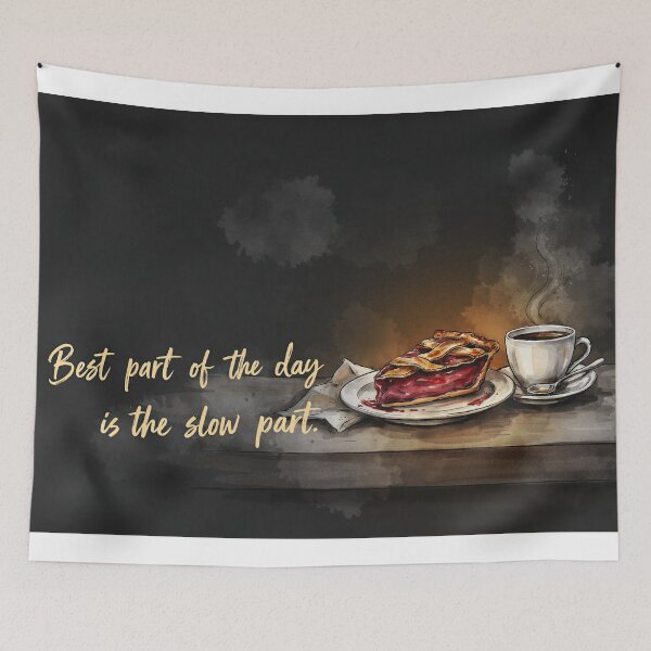 Item preview, Vintage Watercolor Cherry Pie Coffee Quote Art Vector designed and sold by Shutter-Dragon.