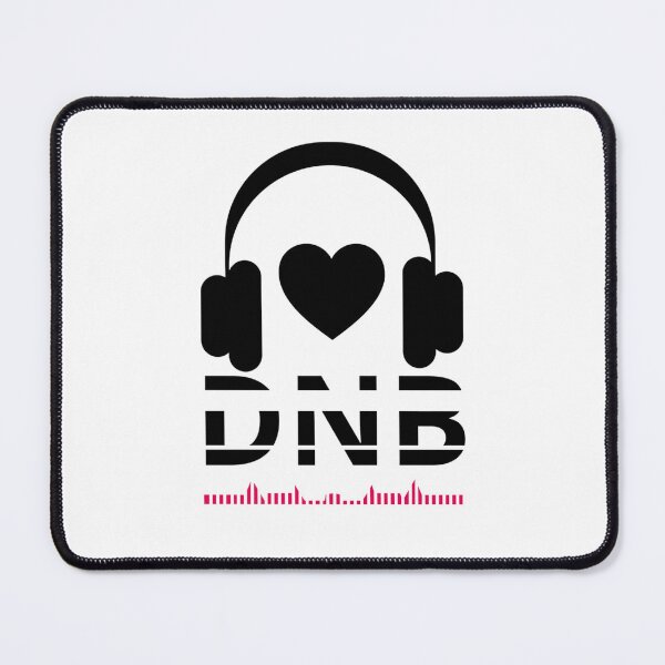 Item preview, LOVE DRUM’N’BASS MUSIC - Minimal Headphones and Heart, Black and white oversized Unisex Dj style designed and sold by Giobb-Artwork.