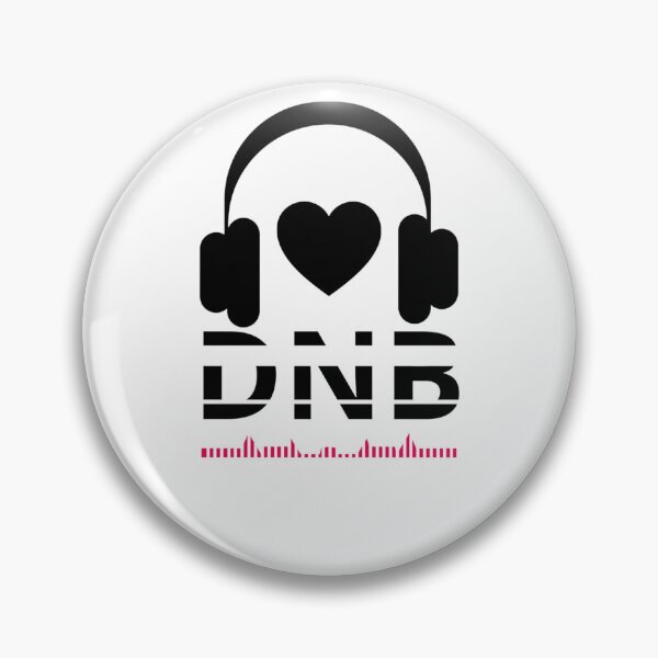 Item preview, LOVE DRUM’N’BASS MUSIC - Minimal Headphones and Heart, Black and white oversized Unisex Dj style designed and sold by Giobb-Artwork.