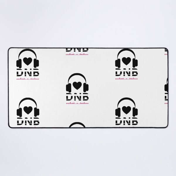 Item preview, LOVE DRUM’N’BASS MUSIC - Minimal Headphones and Heart, Black and white oversized Unisex Dj style designed and sold by Giobb-Artwork.