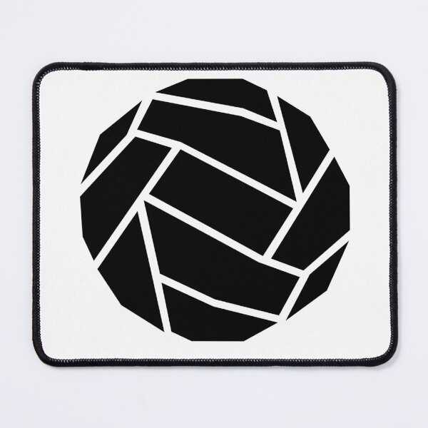 Item preview, Geometric Black and White Volleyball designed and sold by matybrak.