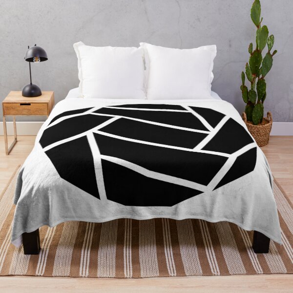 Item preview, Geometric Black and White Volleyball designed and sold by matybrak.